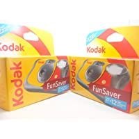 KODAK - Cámaras deshechables con Flash (39 exposiciones- 2 Unidades)- Multicolor